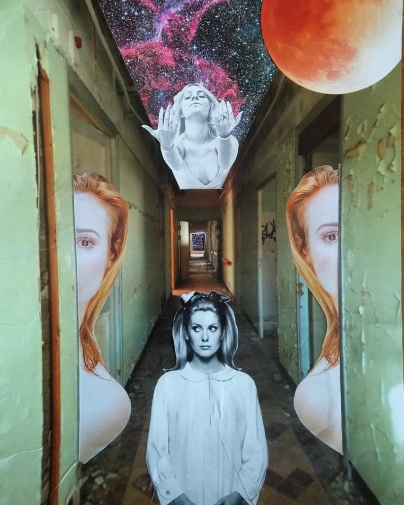 Collage asylum femmes espace