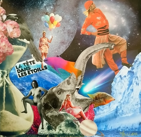 collages artistiques création unique made in france