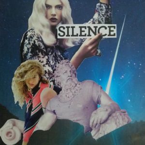 collage artistique abstrait silence espace comète