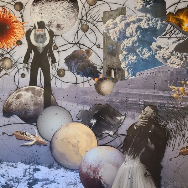 Collage jour de noces dystopie mariage