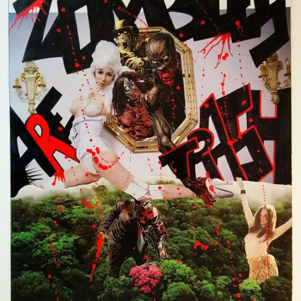 Collage zombies are trash patriarcat agression harcèlement
