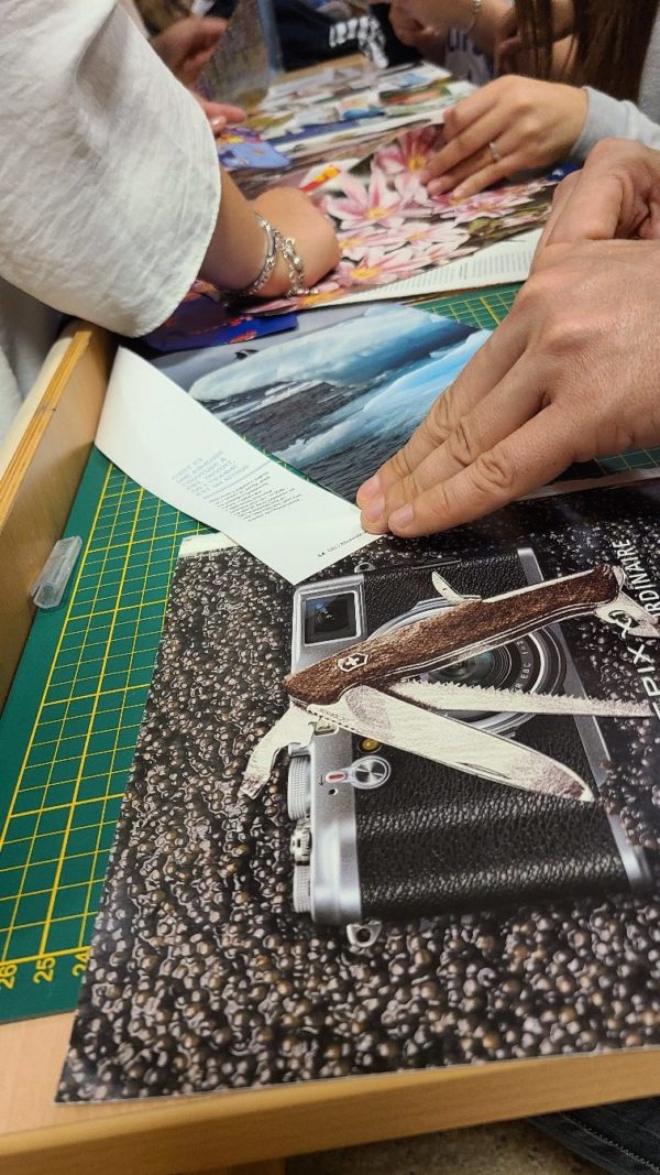atelier collage entreprise et école pour tous